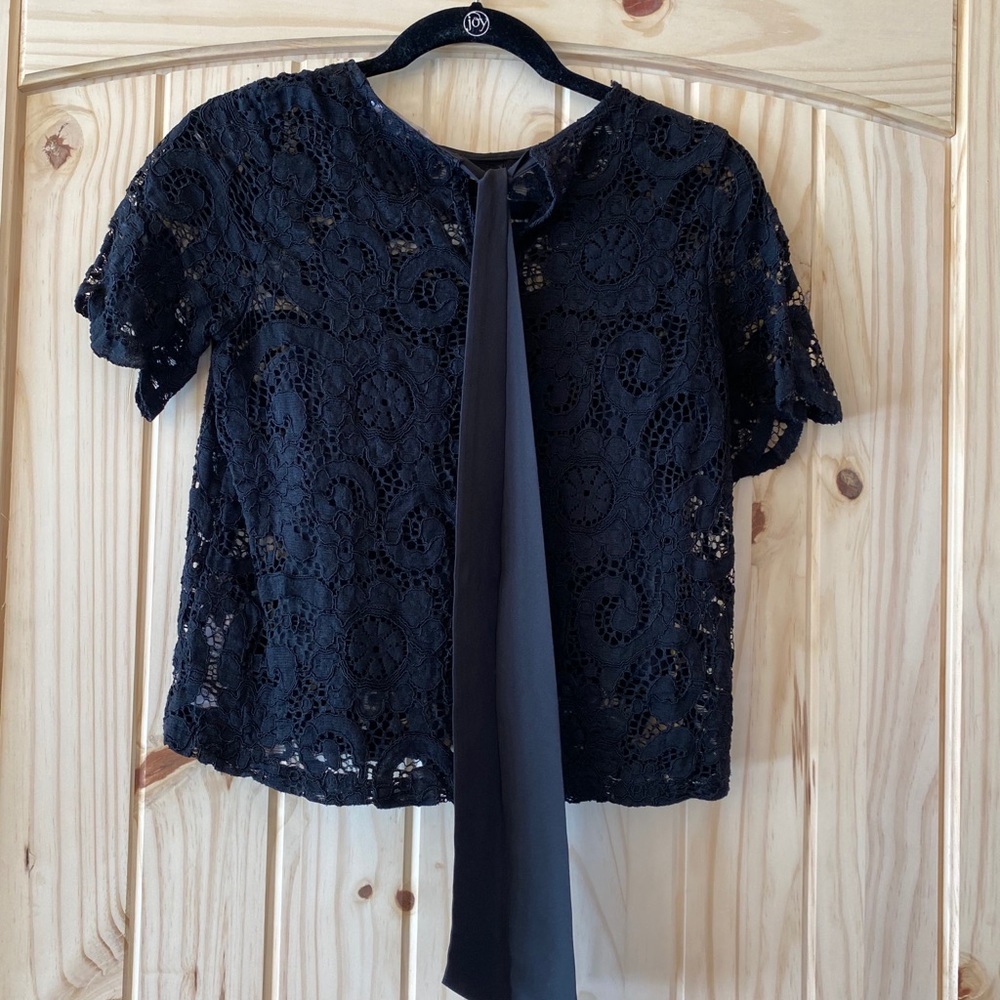 Lace crop top